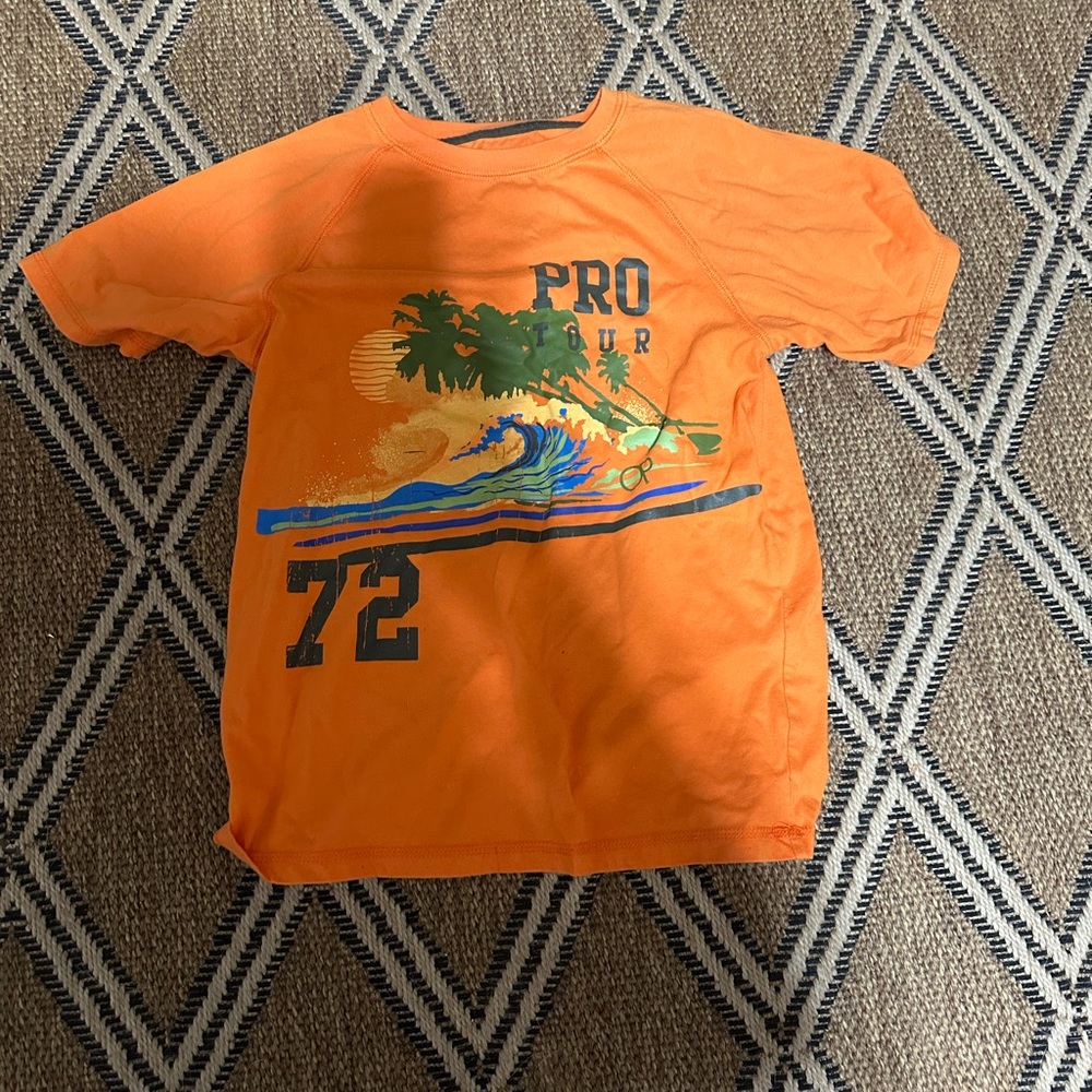 Orange With & Island Vibes OP Short Sleeve Tee